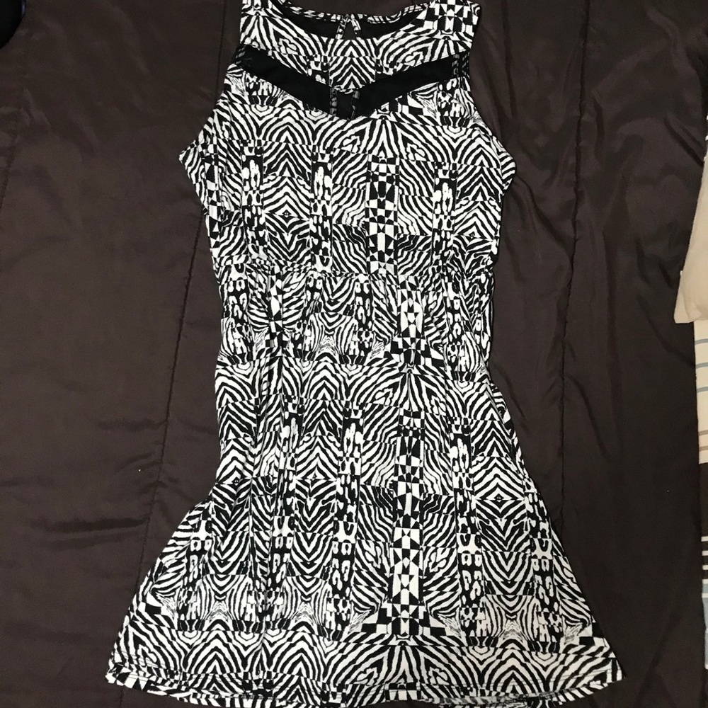 Black & white dress